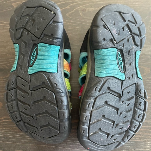 Keen Kids Hiking Outdoor Multi Coloured Sandals Size 12 - Picture 5 of 9
